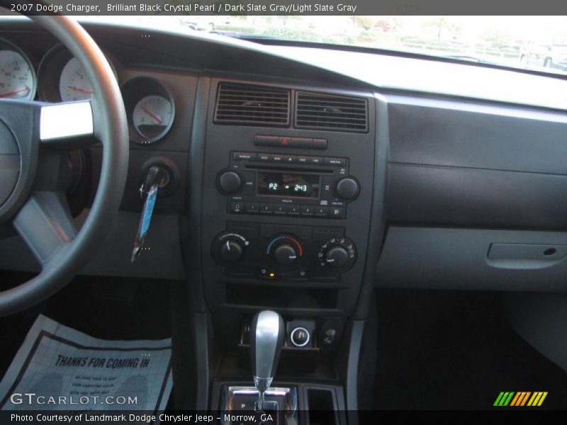 Brilliant Black Crystal Pearl / Dark Slate Gray/Light Slate Gray 2007 Dodge Charger