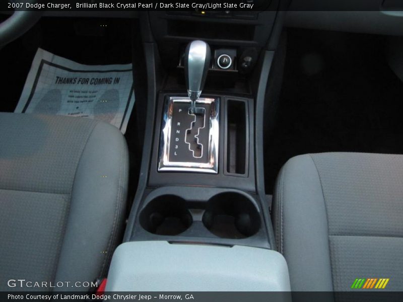 Brilliant Black Crystal Pearl / Dark Slate Gray/Light Slate Gray 2007 Dodge Charger