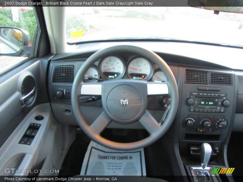 Brilliant Black Crystal Pearl / Dark Slate Gray/Light Slate Gray 2007 Dodge Charger