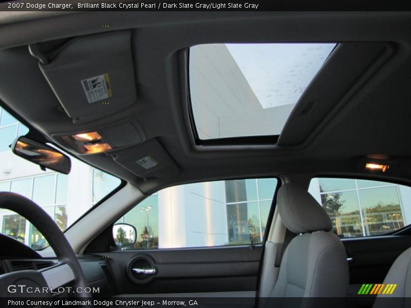 Brilliant Black Crystal Pearl / Dark Slate Gray/Light Slate Gray 2007 Dodge Charger