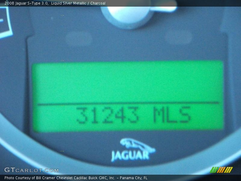 Liquid Silver Metallic / Charcoal 2008 Jaguar S-Type 3.0