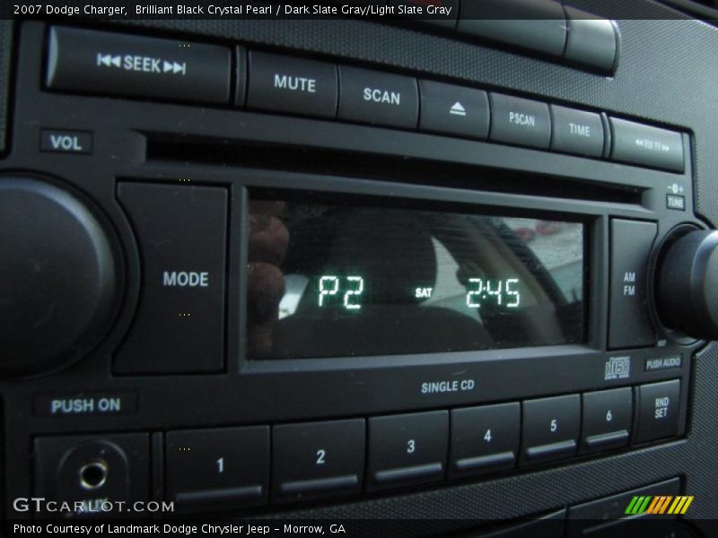 Brilliant Black Crystal Pearl / Dark Slate Gray/Light Slate Gray 2007 Dodge Charger
