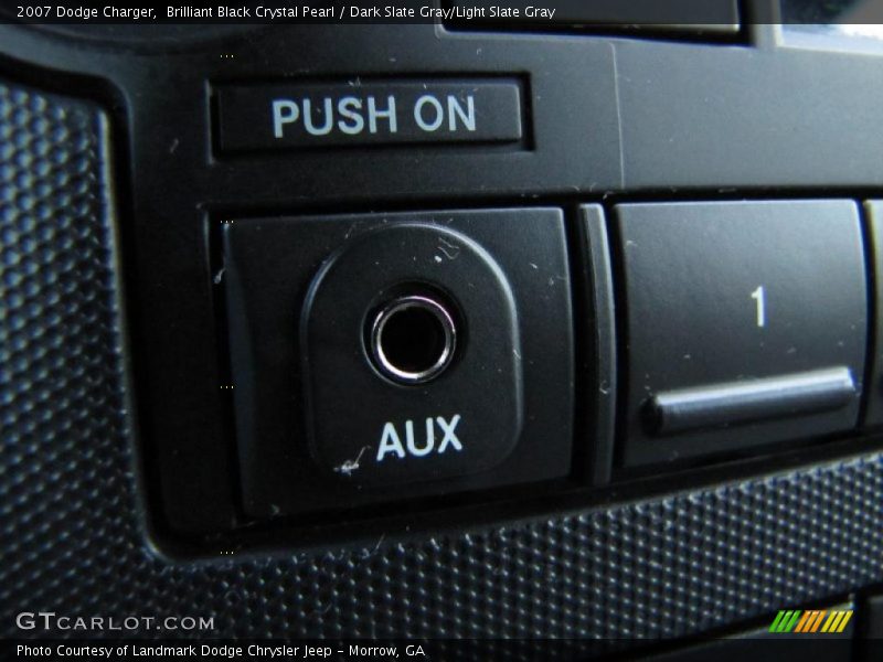 Brilliant Black Crystal Pearl / Dark Slate Gray/Light Slate Gray 2007 Dodge Charger