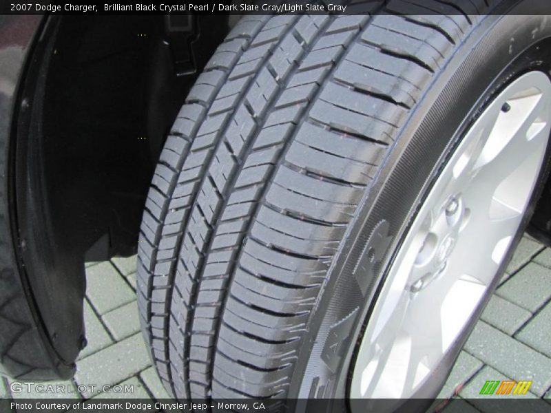 Brilliant Black Crystal Pearl / Dark Slate Gray/Light Slate Gray 2007 Dodge Charger