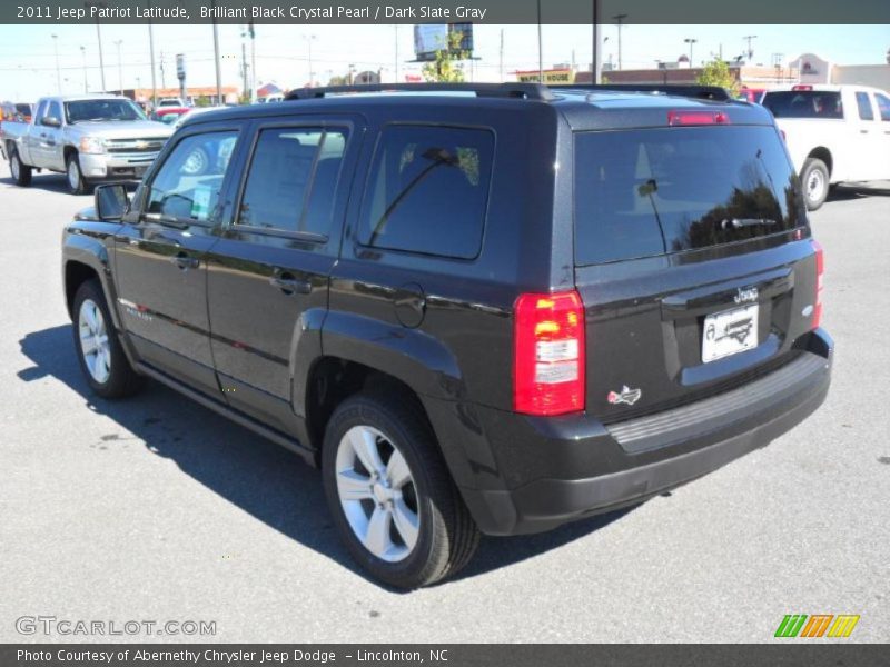 Brilliant Black Crystal Pearl / Dark Slate Gray 2011 Jeep Patriot Latitude