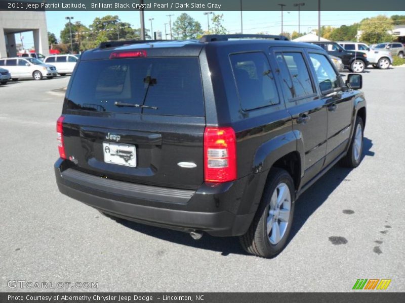Brilliant Black Crystal Pearl / Dark Slate Gray 2011 Jeep Patriot Latitude