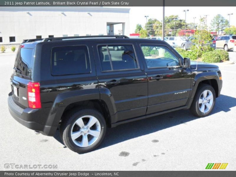 Brilliant Black Crystal Pearl / Dark Slate Gray 2011 Jeep Patriot Latitude