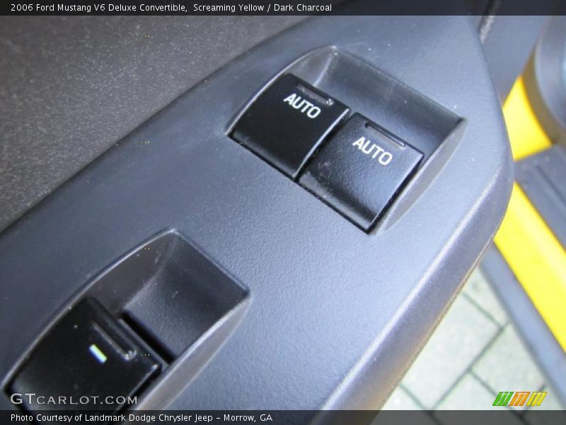 Controls of 2006 Mustang V6 Deluxe Convertible