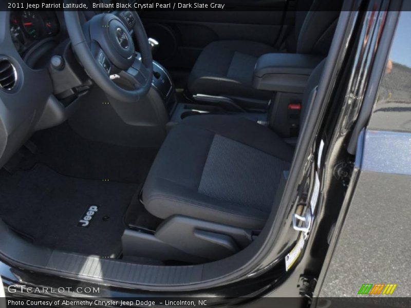 Brilliant Black Crystal Pearl / Dark Slate Gray 2011 Jeep Patriot Latitude