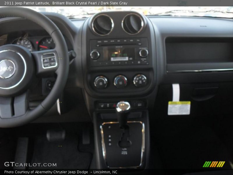 Brilliant Black Crystal Pearl / Dark Slate Gray 2011 Jeep Patriot Latitude