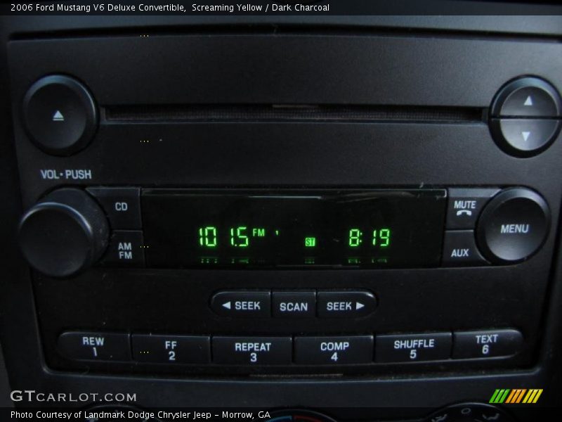 Controls of 2006 Mustang V6 Deluxe Convertible