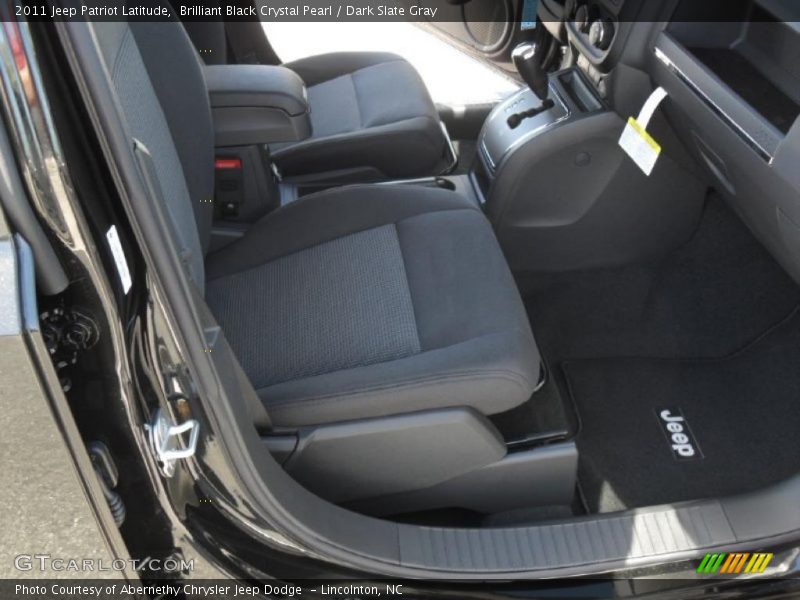 Brilliant Black Crystal Pearl / Dark Slate Gray 2011 Jeep Patriot Latitude