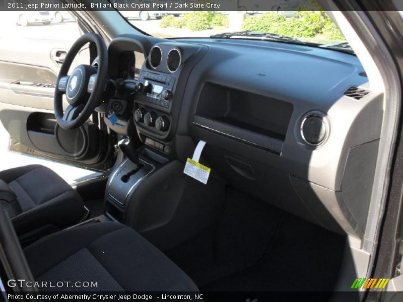 Brilliant Black Crystal Pearl / Dark Slate Gray 2011 Jeep Patriot Latitude