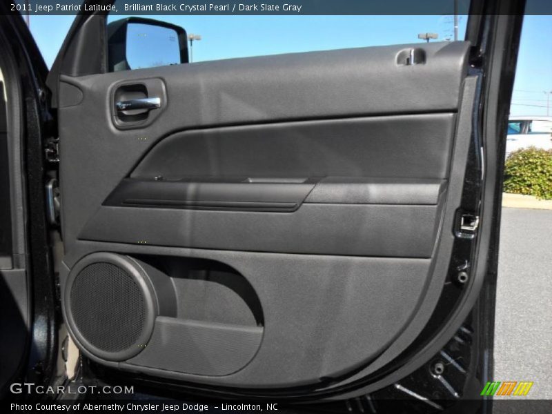 Brilliant Black Crystal Pearl / Dark Slate Gray 2011 Jeep Patriot Latitude