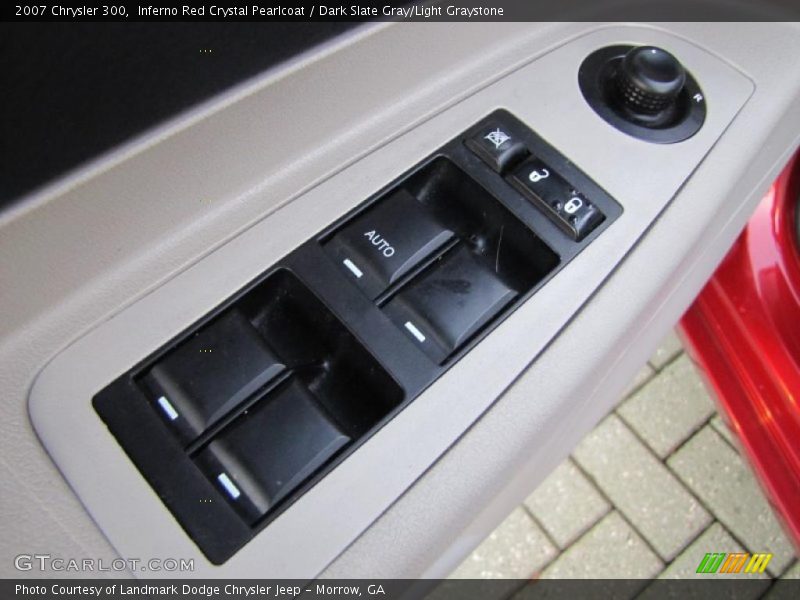 Inferno Red Crystal Pearlcoat / Dark Slate Gray/Light Graystone 2007 Chrysler 300