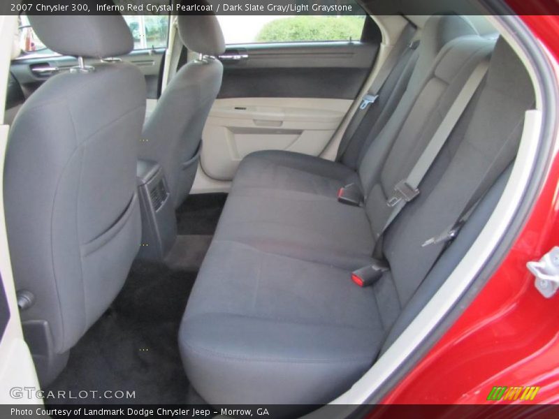Inferno Red Crystal Pearlcoat / Dark Slate Gray/Light Graystone 2007 Chrysler 300