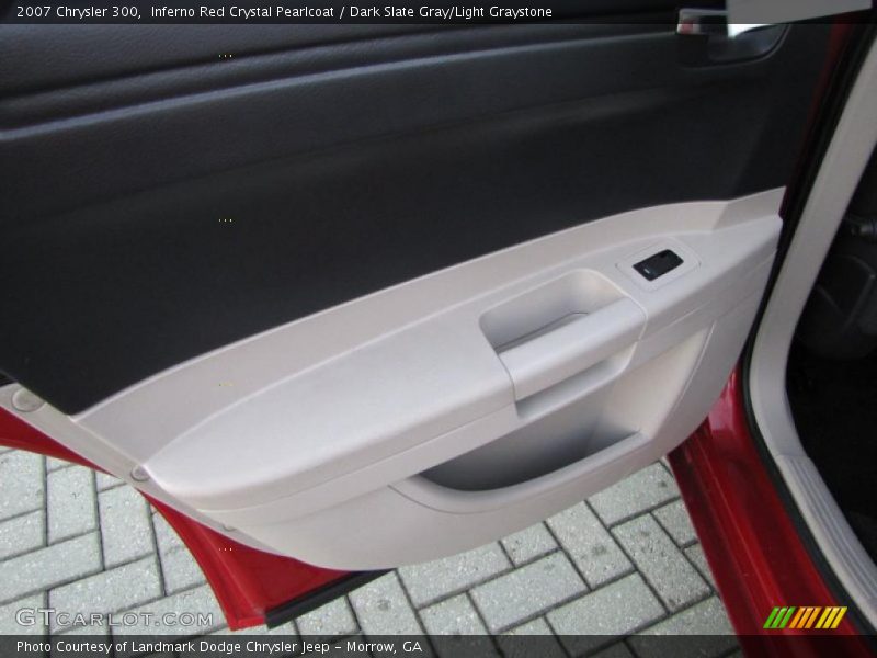 Inferno Red Crystal Pearlcoat / Dark Slate Gray/Light Graystone 2007 Chrysler 300