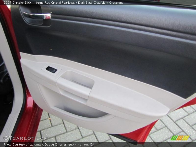 Inferno Red Crystal Pearlcoat / Dark Slate Gray/Light Graystone 2007 Chrysler 300