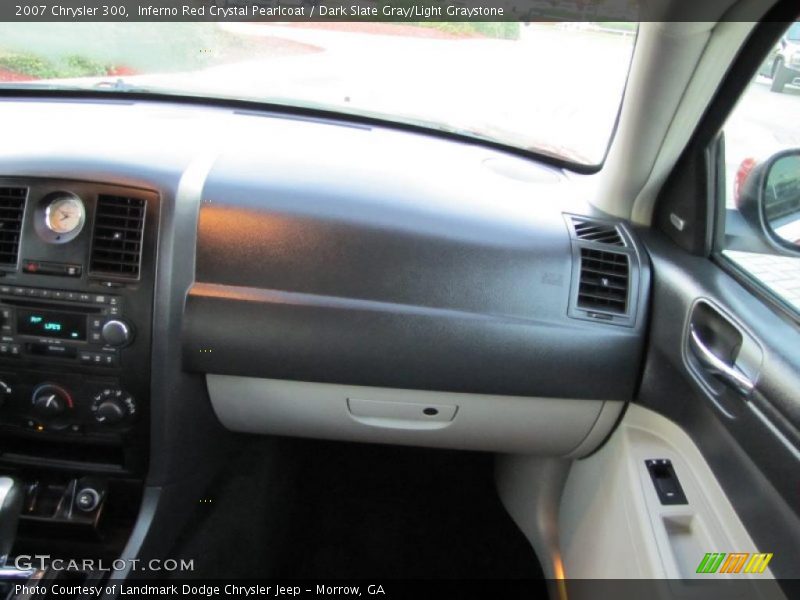 Inferno Red Crystal Pearlcoat / Dark Slate Gray/Light Graystone 2007 Chrysler 300