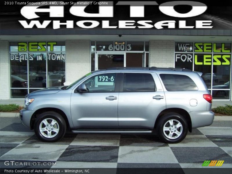 Silver Sky Metallic / Graphite 2010 Toyota Sequoia SR5 4WD