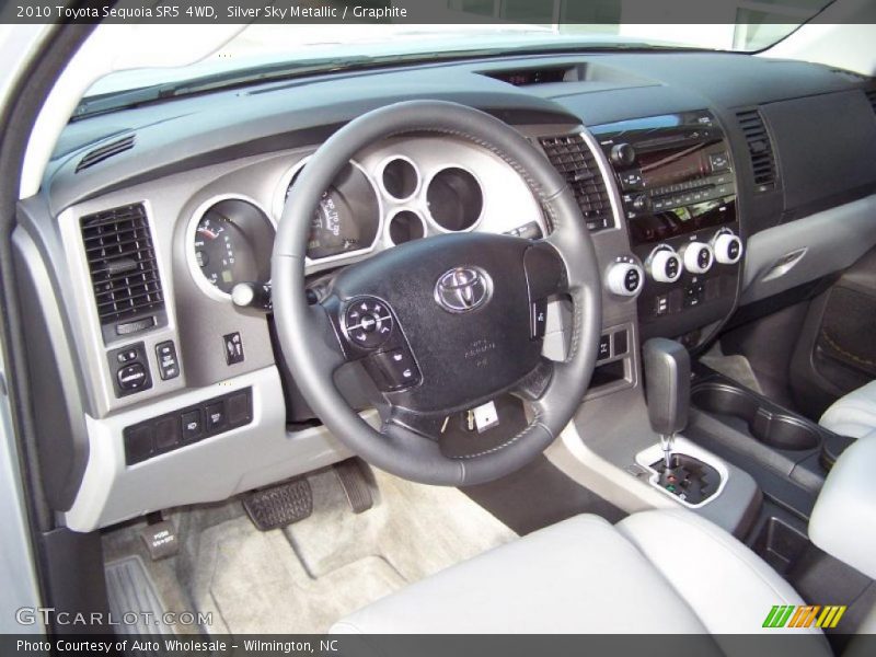 2010 Sequoia SR5 4WD Graphite Interior