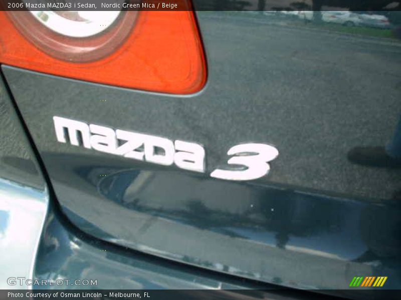 Nordic Green Mica / Beige 2006 Mazda MAZDA3 i Sedan