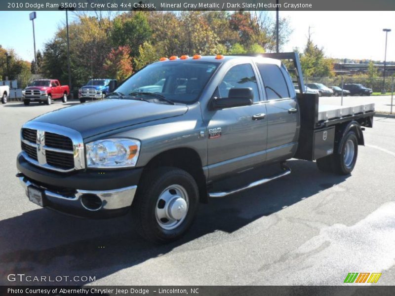 Mineral Gray Metallic / Dark Slate/Medium Graystone 2010 Dodge Ram 3500 SLT Crew Cab 4x4 Chassis