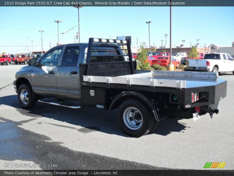 Mineral Gray Metallic / Dark Slate/Medium Graystone 2010 Dodge Ram 3500 SLT Crew Cab 4x4 Chassis