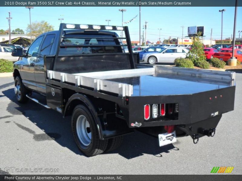 Mineral Gray Metallic / Dark Slate/Medium Graystone 2010 Dodge Ram 3500 SLT Crew Cab 4x4 Chassis