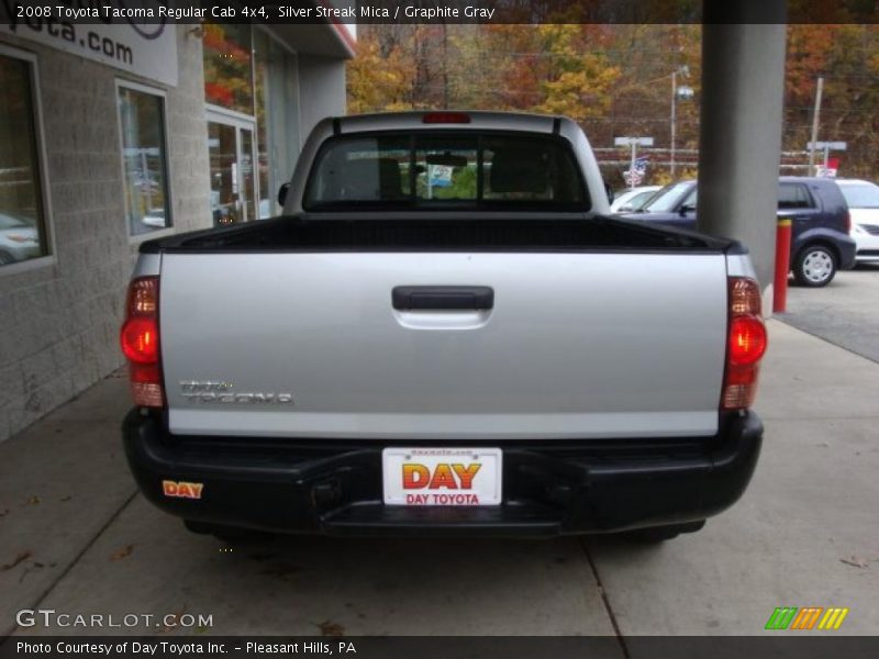 Silver Streak Mica / Graphite Gray 2008 Toyota Tacoma Regular Cab 4x4