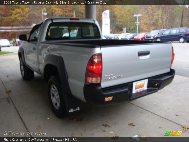 Silver Streak Mica / Graphite Gray 2008 Toyota Tacoma Regular Cab 4x4