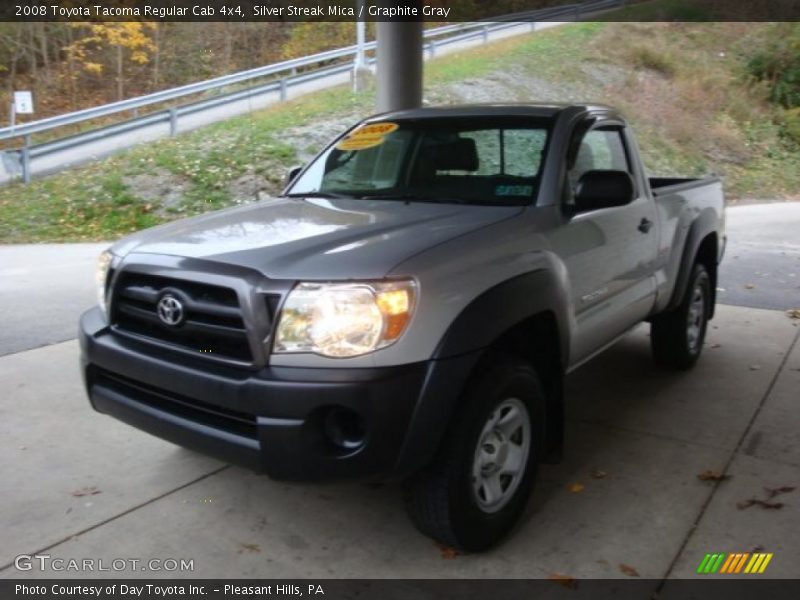 Silver Streak Mica / Graphite Gray 2008 Toyota Tacoma Regular Cab 4x4