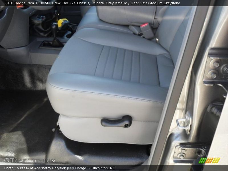 Mineral Gray Metallic / Dark Slate/Medium Graystone 2010 Dodge Ram 3500 SLT Crew Cab 4x4 Chassis