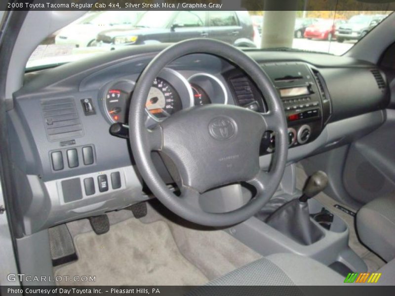 Silver Streak Mica / Graphite Gray 2008 Toyota Tacoma Regular Cab 4x4