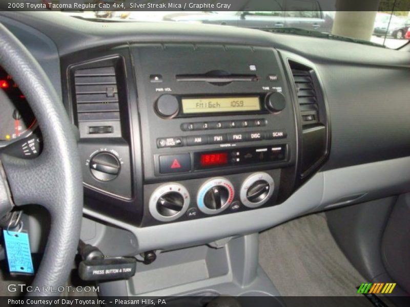 Silver Streak Mica / Graphite Gray 2008 Toyota Tacoma Regular Cab 4x4