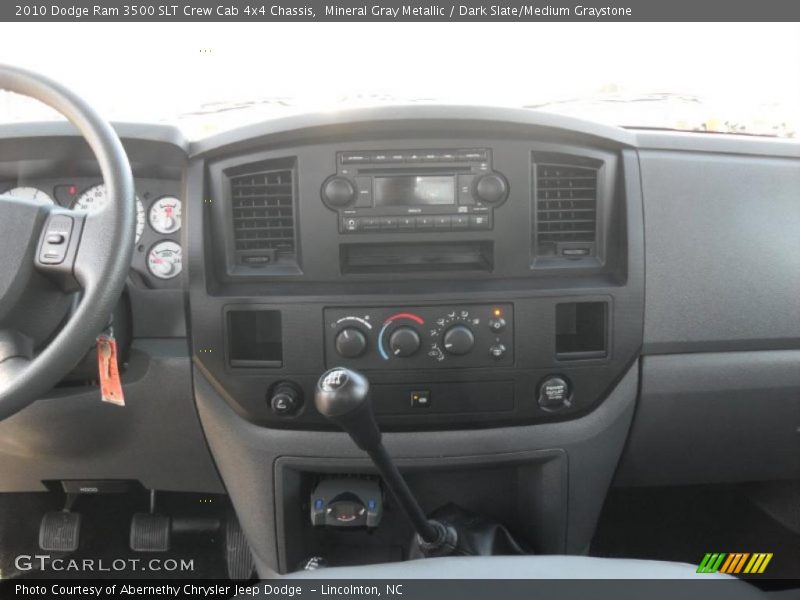 Mineral Gray Metallic / Dark Slate/Medium Graystone 2010 Dodge Ram 3500 SLT Crew Cab 4x4 Chassis