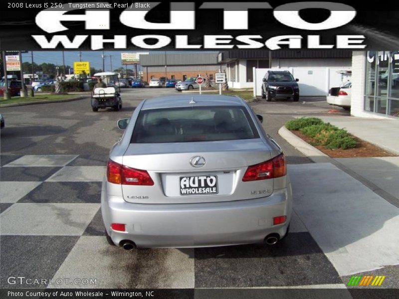 Tungsten Silver Pearl / Black 2008 Lexus IS 250