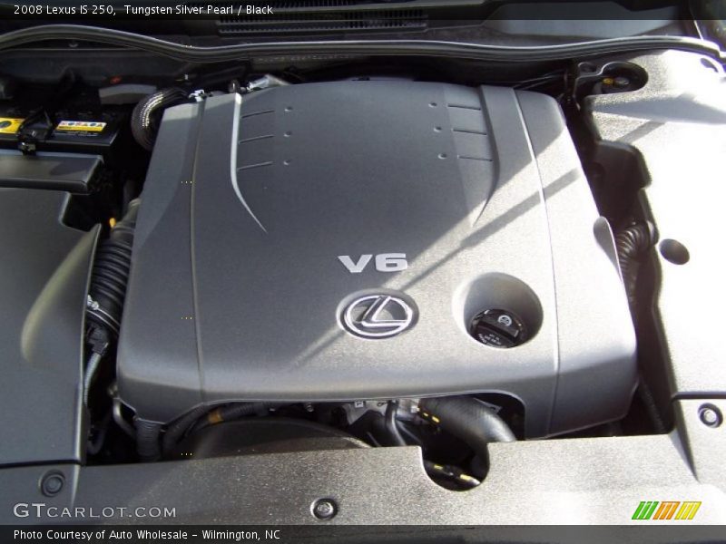 Tungsten Silver Pearl / Black 2008 Lexus IS 250