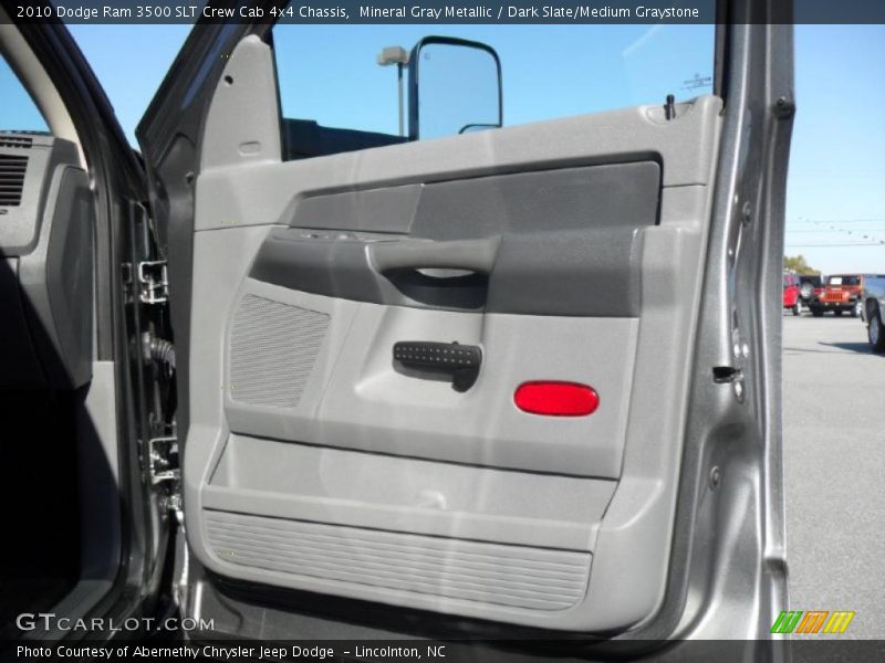 Mineral Gray Metallic / Dark Slate/Medium Graystone 2010 Dodge Ram 3500 SLT Crew Cab 4x4 Chassis