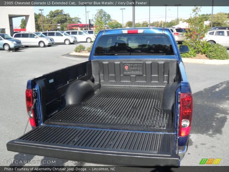 Superior Blue Metallic / Very Dark Pewter 2005 Chevrolet Colorado LS Extended Cab