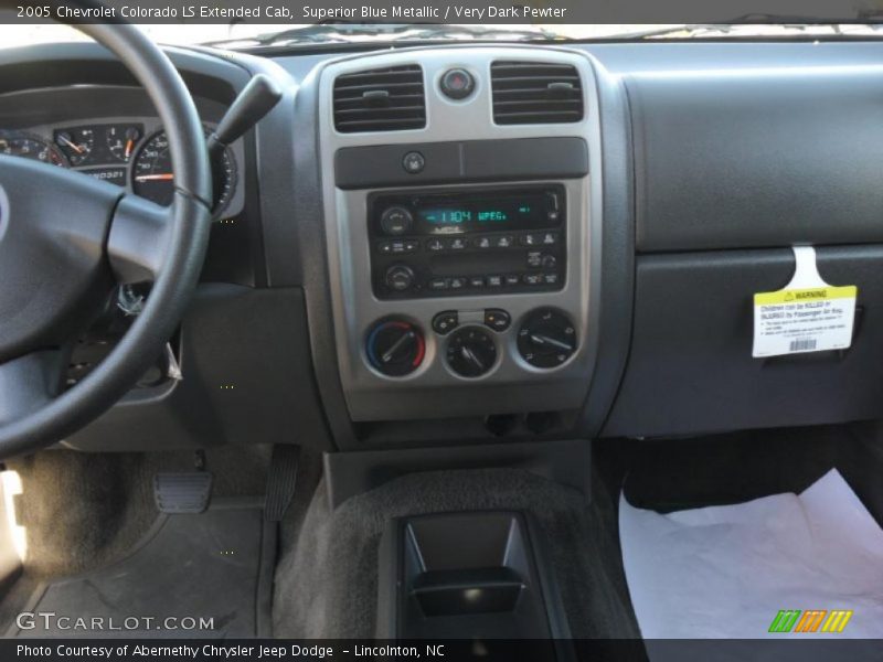 Superior Blue Metallic / Very Dark Pewter 2005 Chevrolet Colorado LS Extended Cab