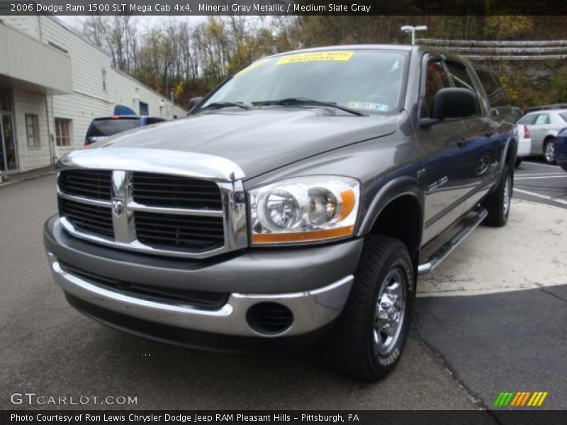 Mineral Gray Metallic / Medium Slate Gray 2006 Dodge Ram 1500 SLT Mega Cab 4x4