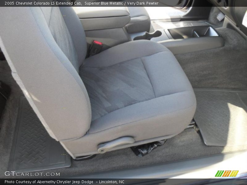 Superior Blue Metallic / Very Dark Pewter 2005 Chevrolet Colorado LS Extended Cab