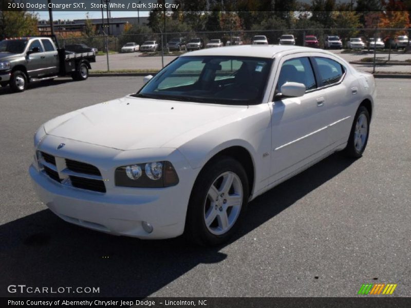 Stone White / Dark Slate Gray 2010 Dodge Charger SXT