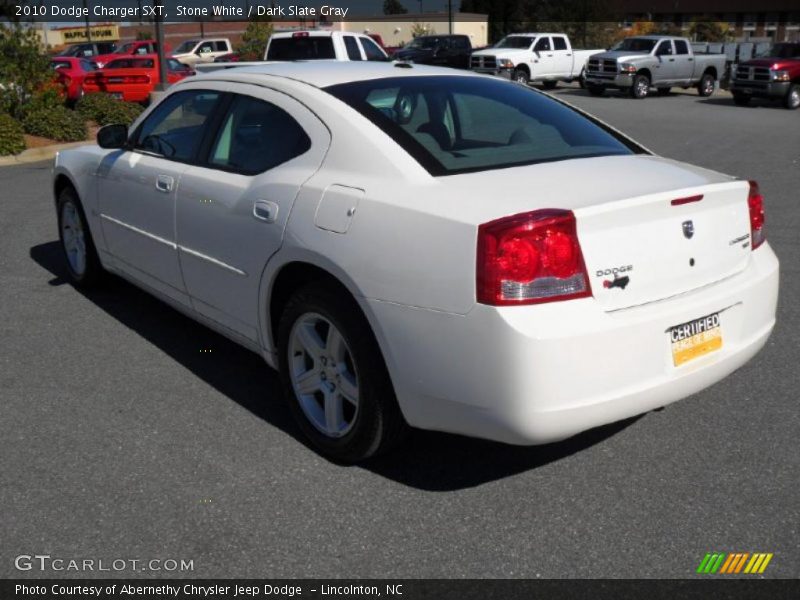 Stone White / Dark Slate Gray 2010 Dodge Charger SXT