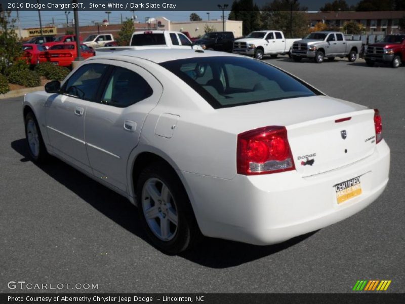 Stone White / Dark Slate Gray 2010 Dodge Charger SXT