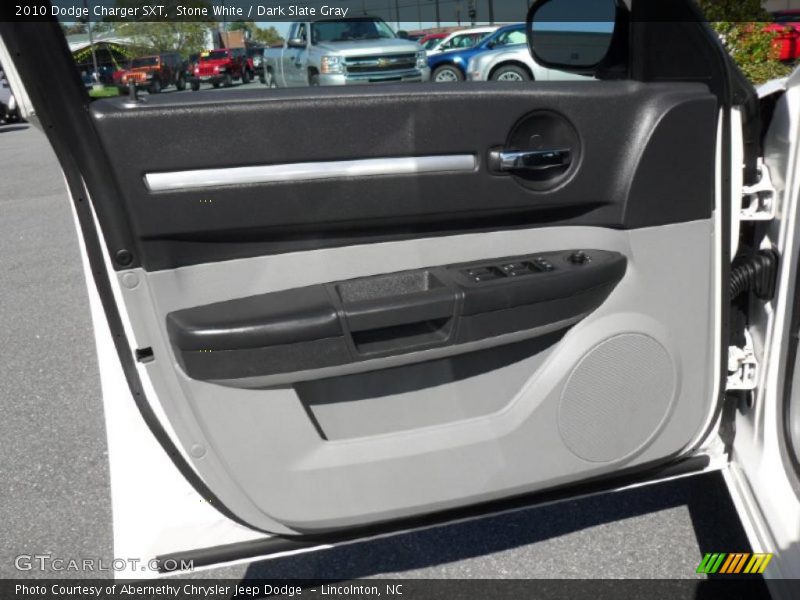 Stone White / Dark Slate Gray 2010 Dodge Charger SXT
