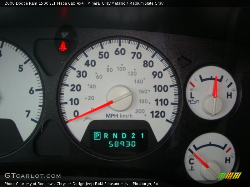 Mineral Gray Metallic / Medium Slate Gray 2006 Dodge Ram 1500 SLT Mega Cab 4x4