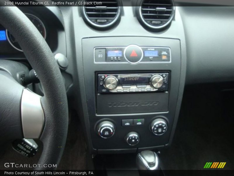 Redfire Pearl / GS Black Cloth 2008 Hyundai Tiburon GS