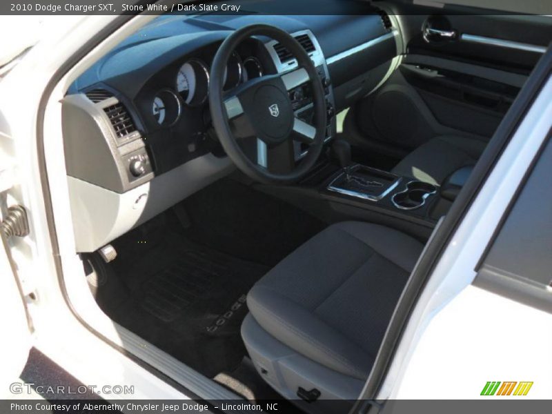 Stone White / Dark Slate Gray 2010 Dodge Charger SXT